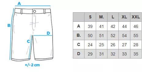 Men's khaki shorts Stuart