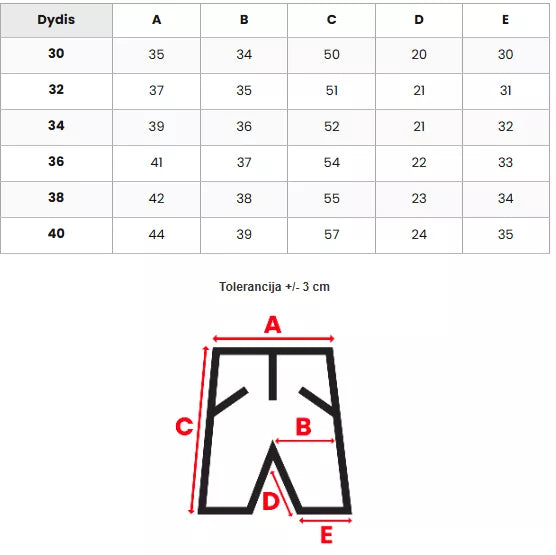 Men's blue denim shorts Aldan