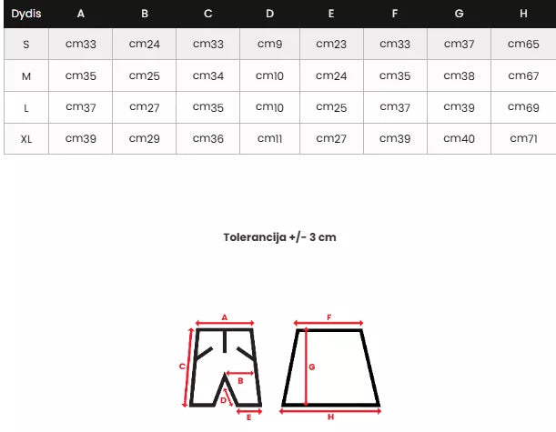 Women's white skirt-shorts Melani