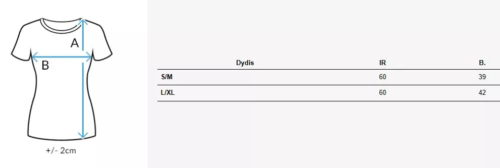 Women's brown striped T-shirt Liness 