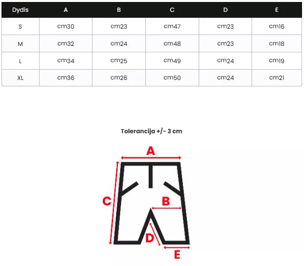 Women's biker style black shorts Neli