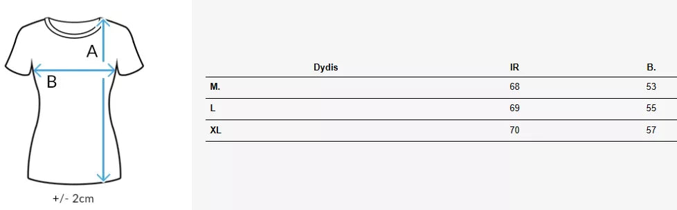 Women's black T-shirt Swan 