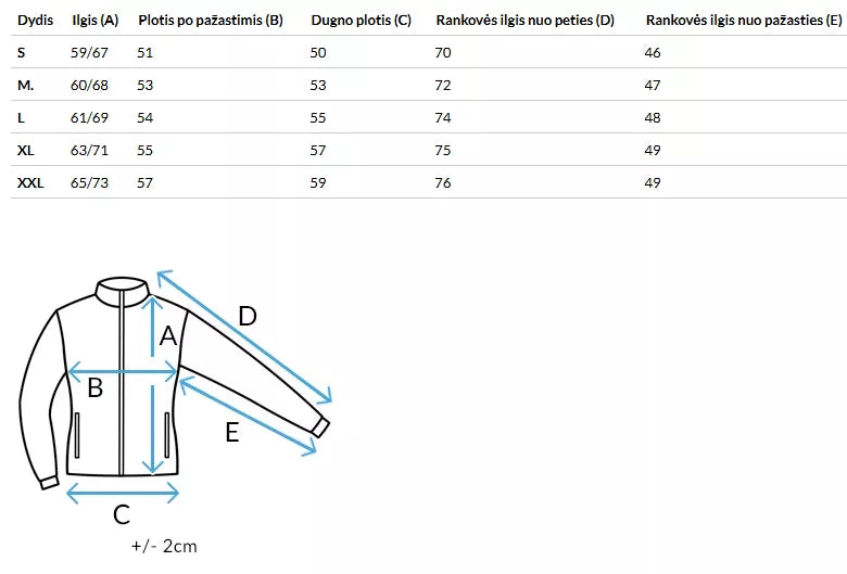 Women's white winter jacket Warm