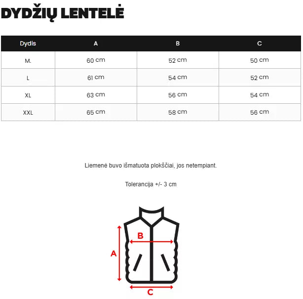 Men's black vest Kanor