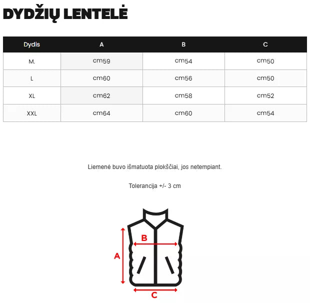 Men's black vest Stix