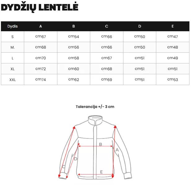 Men's black/white winter jacket Molix 