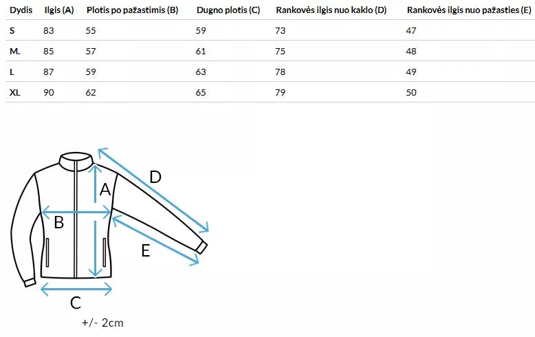 Women's winter khaki jacket Niki