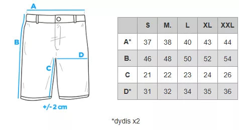 Men's light blue denim shorts Makal