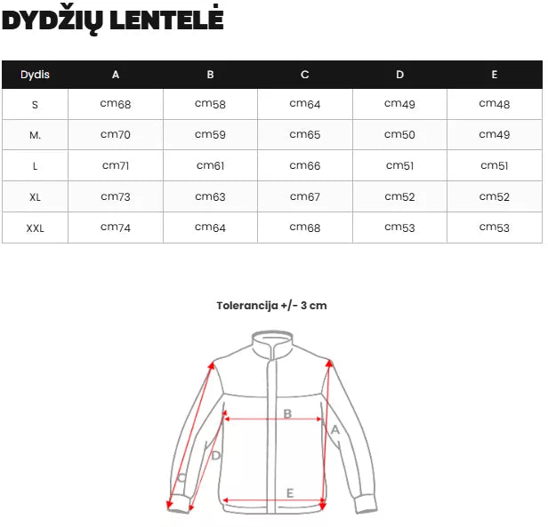 Winter black men's jacket Dorian