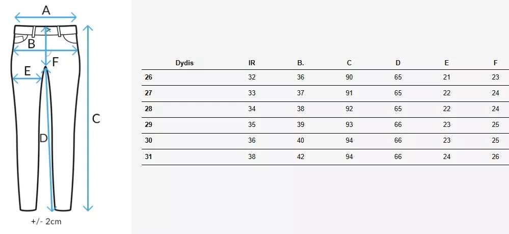 Women's light blue jeans Danys