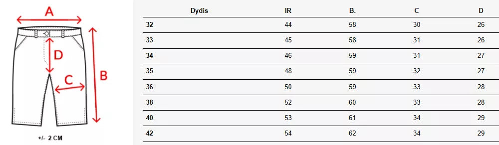 Men's blue denim shorts with belt Marty