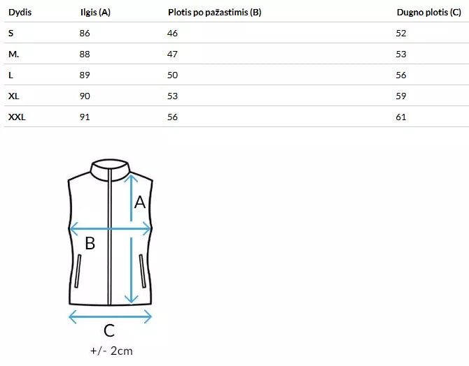 Women's green long vest Lino