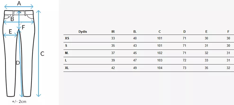 Women's blue jeans Widelegs 