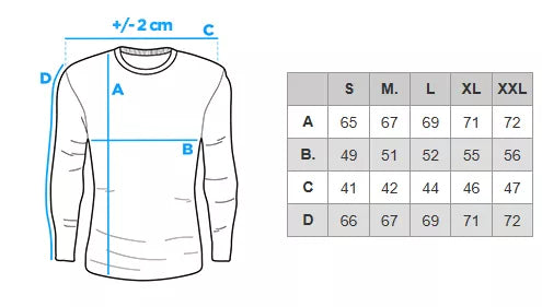 Men's white sweater with high neck Ton