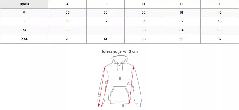 Men's black hoodie Glum