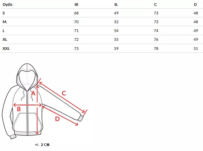 Men's light gray denim hoodie