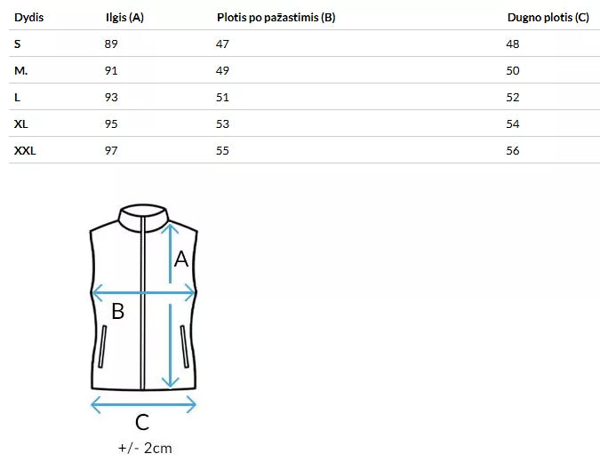 Women's black reversible vest Bora