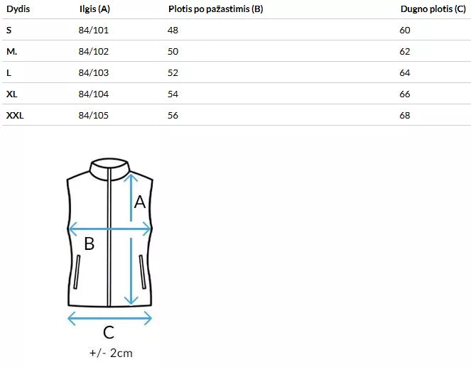 Women's pink long vest Meris 