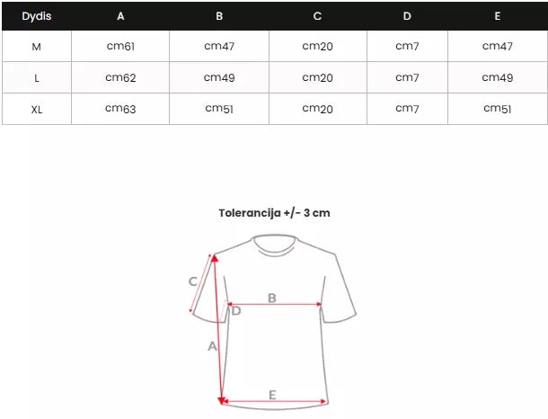 Men's black T-shirt Bicon