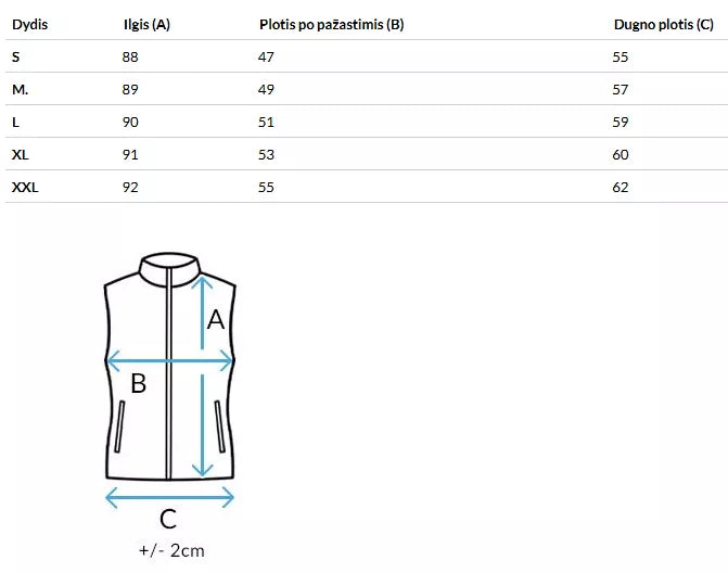 Women's green hooded vest Dona