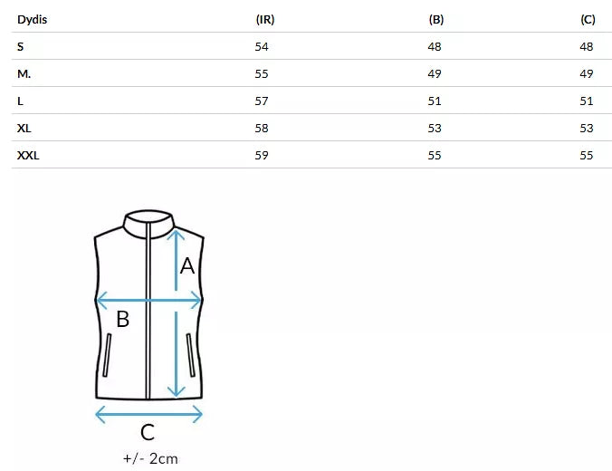 Women's green reversible vest Puff