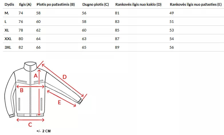Men's black winter jacket Banket