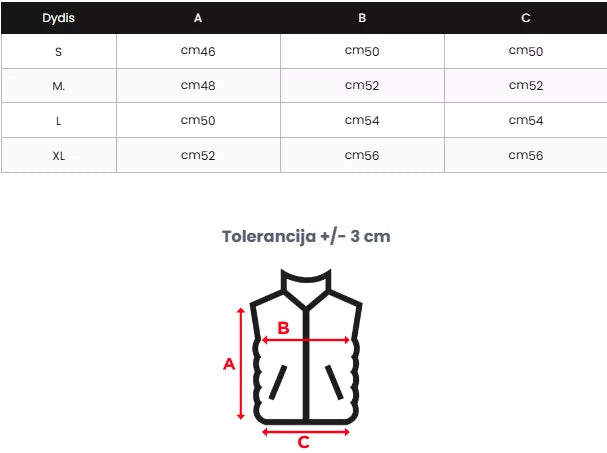 Women's black vest Sedna