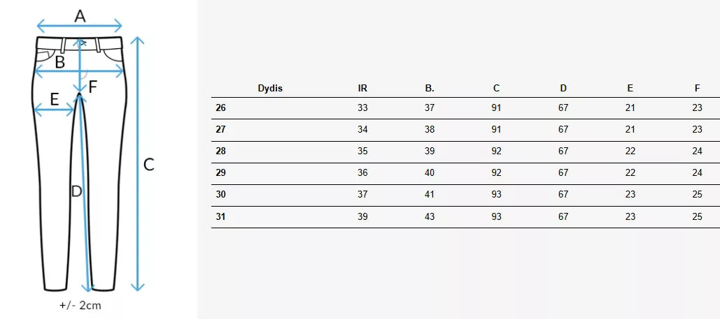 Women's light blue jeans Skinniup