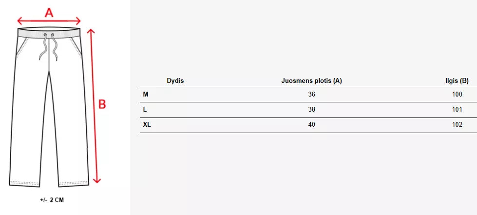 Men's red casual pants Klorun