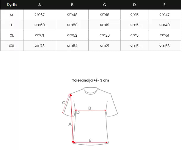 Men's black T-shirt Number