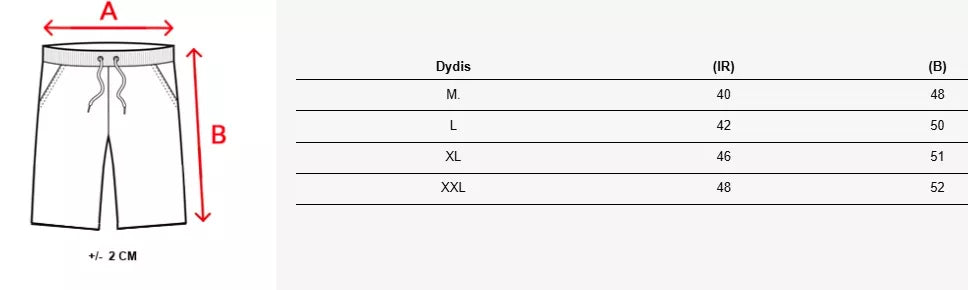 Men's dark gray shorts Anet