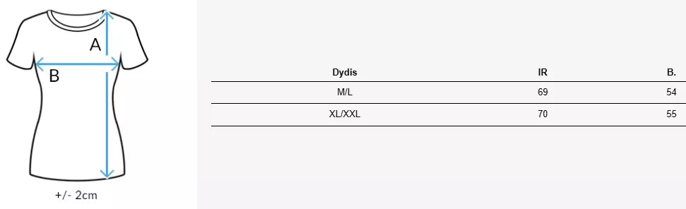 Women's black T-shirt Petinia 