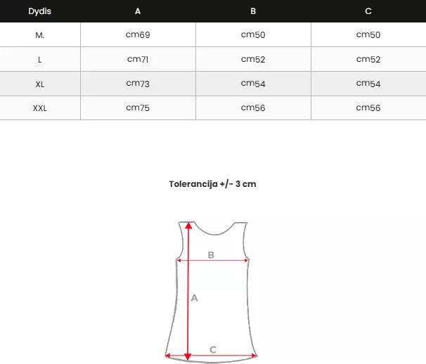 Men's black sleeveless shirt Victory