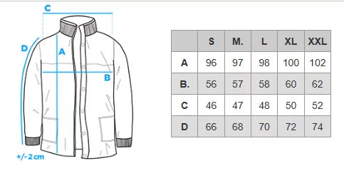 Men's black coat Adre