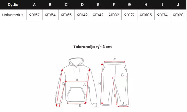 Women's black casual set Danger