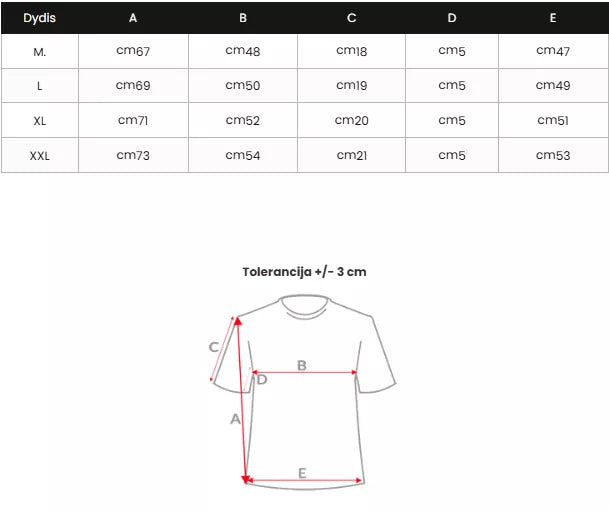 Men's black T-shirt Stay strong