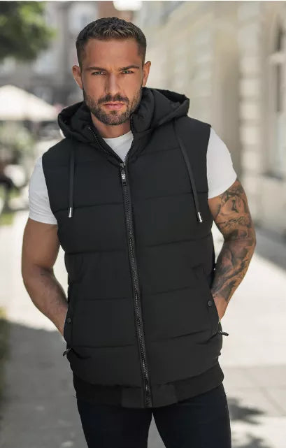 Men's dark blue vest Noran