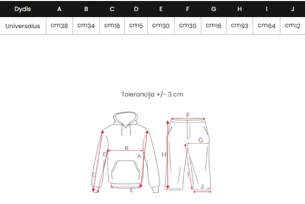 Women's black two-piece Energy tracksuit