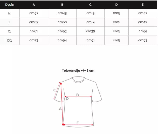 Men's black T-shirt Star