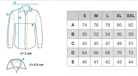 Men's denim blue shirt Mant