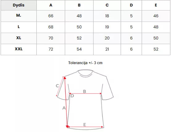 Men's white T-shirt Power