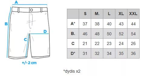 Men's navy blue shorts Ford