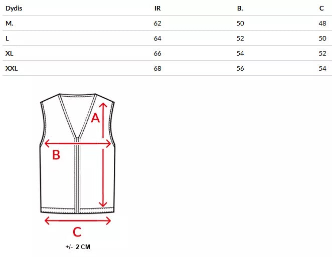 Men's white vest Geir