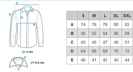 Men's blue shirt Aiden