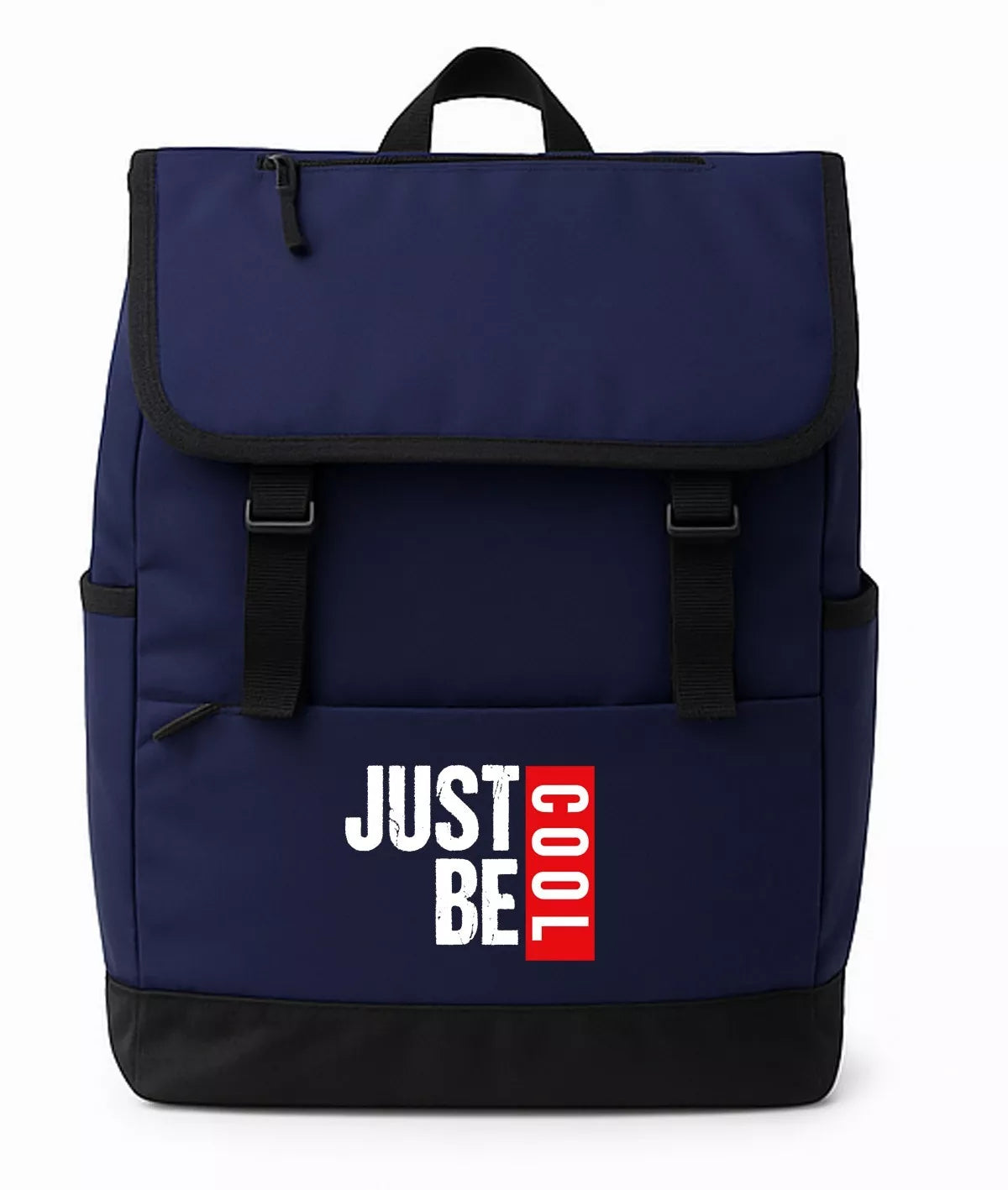 Navy blue backpack Just be cool
