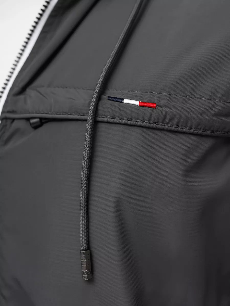 Dark gray jacket with hood Kemir