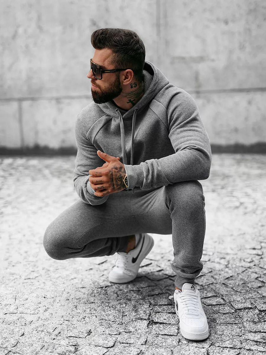 Dark gray men's tracksuit Ronal