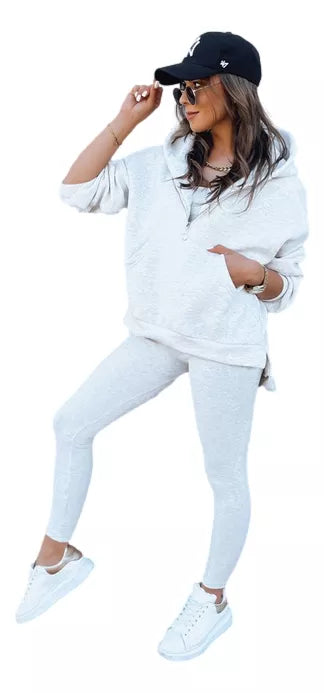 Kemy three-piece women's grey suit