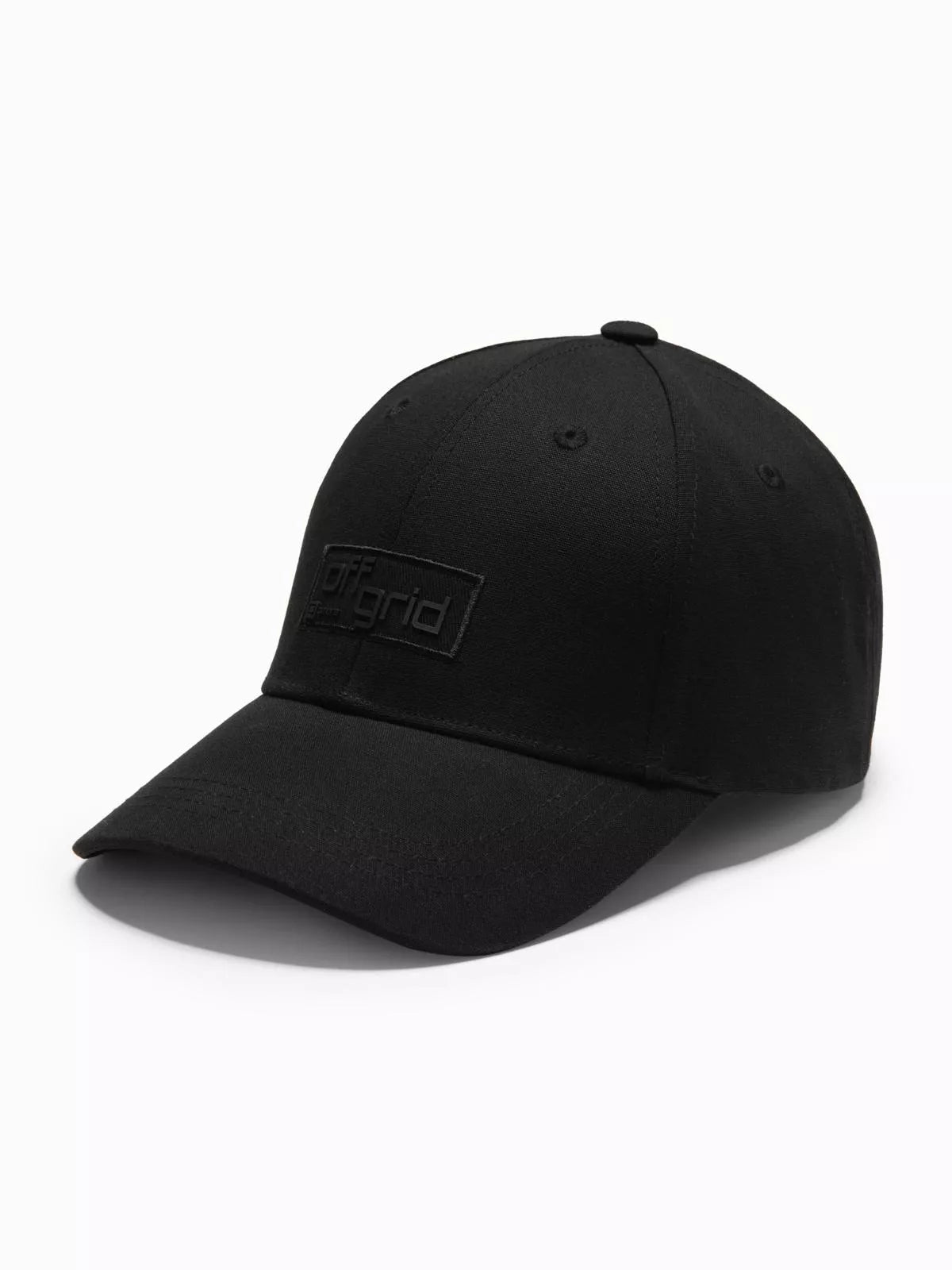 Unisex black hat Grid