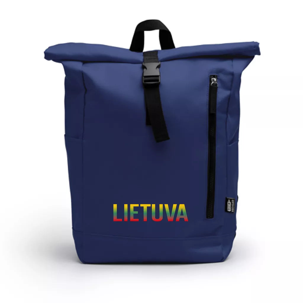 Dark blue backpack Tricolor Lithuania